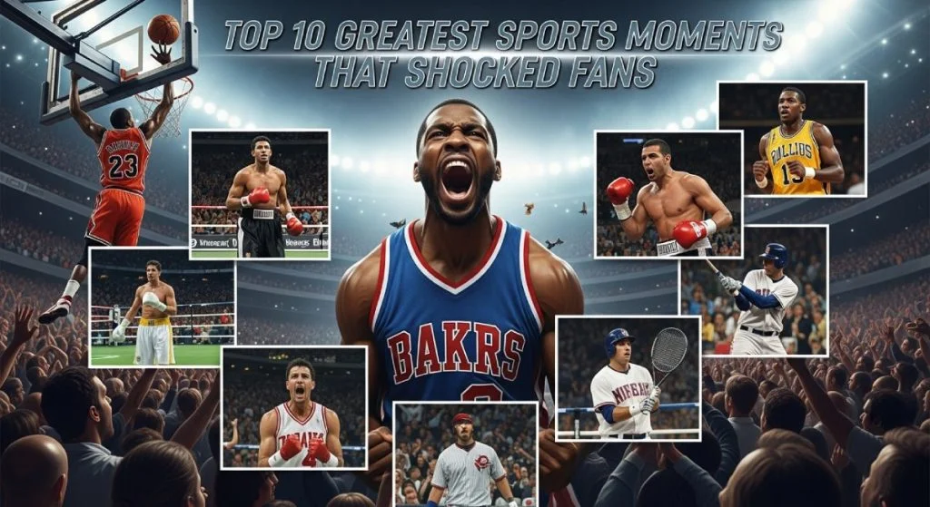 Top 10 Greatest Sports Moments That Shocked Fans